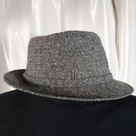 Vintage Biltmore Harris Tweed Fedora Hat - Picture 5 of 8